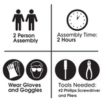 Pet Sentinel Chain Link Outdoor Unassembled Kennel for Any Pet Dog ( 10-ft L x 10-ft W x 6.0-ft H ), 830063  #476087 *JR2510, Retail: $389.00, FINAL PRICE: $199.99 + TAX