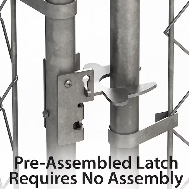 Pet Sentinel Chain Link Outdoor Unassembled Kennel for Any Pet Dog ( 10-ft L x 10-ft W x 6.0-ft H ), 830063  #476087 *JR2510, Retail: $389.00, FINAL PRICE: $199.99 + TAX