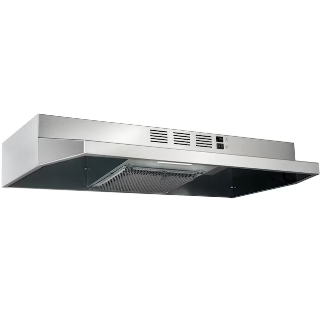 AKDY 36-in Convertible 176-CFM Stainless Steel Under Cabinet Range Hood with Charcoal Filter, RH0331N *JR2508, Retail: $109.00, FINAL PRICE: $67.99 + TAX