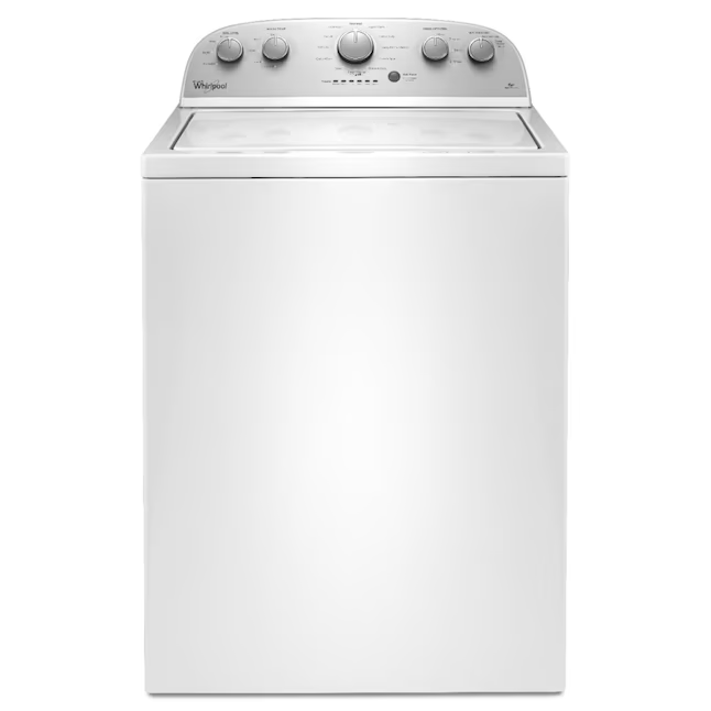 Whirlpool Deep Water Wash 3.5 cu ft High Efficiency Agitator Small Top-Load Washer (White), WTW4816FW/3 *JR2509, Retail: $699.00, FINAL PRICE: $399.99 + TAX