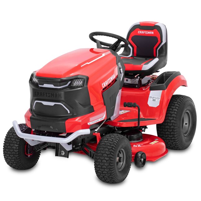 CRAFTSMAN TURNTIGHT 42-in 56-volt Lithium Ion Electric Riding Lawn Mower with (1) 60 Ah Battery, CMCRM233303  5119471  *JR2407 [FB153], MSRP: $4,899.00, Final: $1,999.00, CLEARANCED