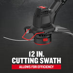 CRAFTSMAN 12-in Straight Shaft Corded Electric String Trimmer