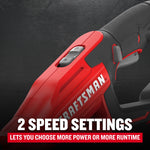 CRAFTSMAN V20 20-volt max 13.0-in Straight Shaft Battery String Trimmer Edger Conversion Capable 2 Ah (Battery Included) (Charger Included) [FBM-153]