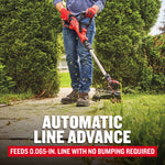 CRAFTSMAN V20 20-volt max 13.0-in Straight Shaft Battery String Trimmer Edger Conversion Capable 2 Ah (Battery Included) (Charger Included) [FBM-153]