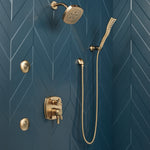 Delta Universal Showering H2Okinetic Single-Setting Hand Shower in Lumicoat Champagne Bronze, 59421-CZ-PR-PK, MRSP: $264.15, FINAL PRICE: $ + TAX