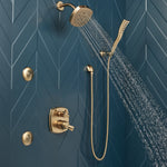 Delta Universal Showering H2Okinetic Single-Setting Hand Shower in Lumicoat Champagne Bronze, 59421-CZ-PR-PK, MRSP: $264.15, FINAL PRICE: $ + TAX