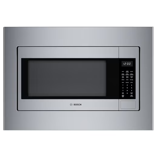 Bosch 300 Series 2.1-cu ft 1000-Watt 24.37-in Built-In Microwave (Stainless Steel), HMB30155UC *JR2511, Retail: $749.00, FINAL PRICE: $499.99 + TAX