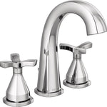 Delta Stryke Two Handle Widespread Bathroom Faucet in Lumicoat Chrome, 357756-PR-MPU-DST, MRSP: $529, FINAL PRICE: $249.99 + TAX