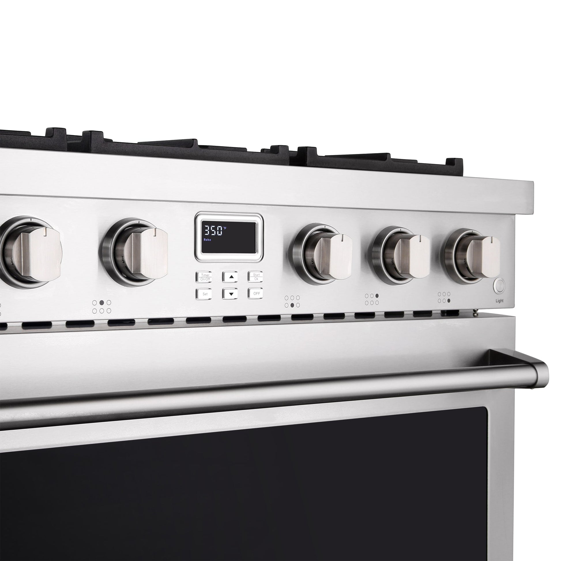 Cosmo COS-GRC366KB 36-in 6 burners 6.1-cu ft Convection Oven Slide-In Natural Gas Range ( Stainless Steel )