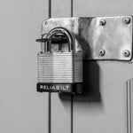 RELIABILT Keyed Padlock, 1-9/16-in Wide x 3/4-in Shackle Keyed Alike (2-Pack)