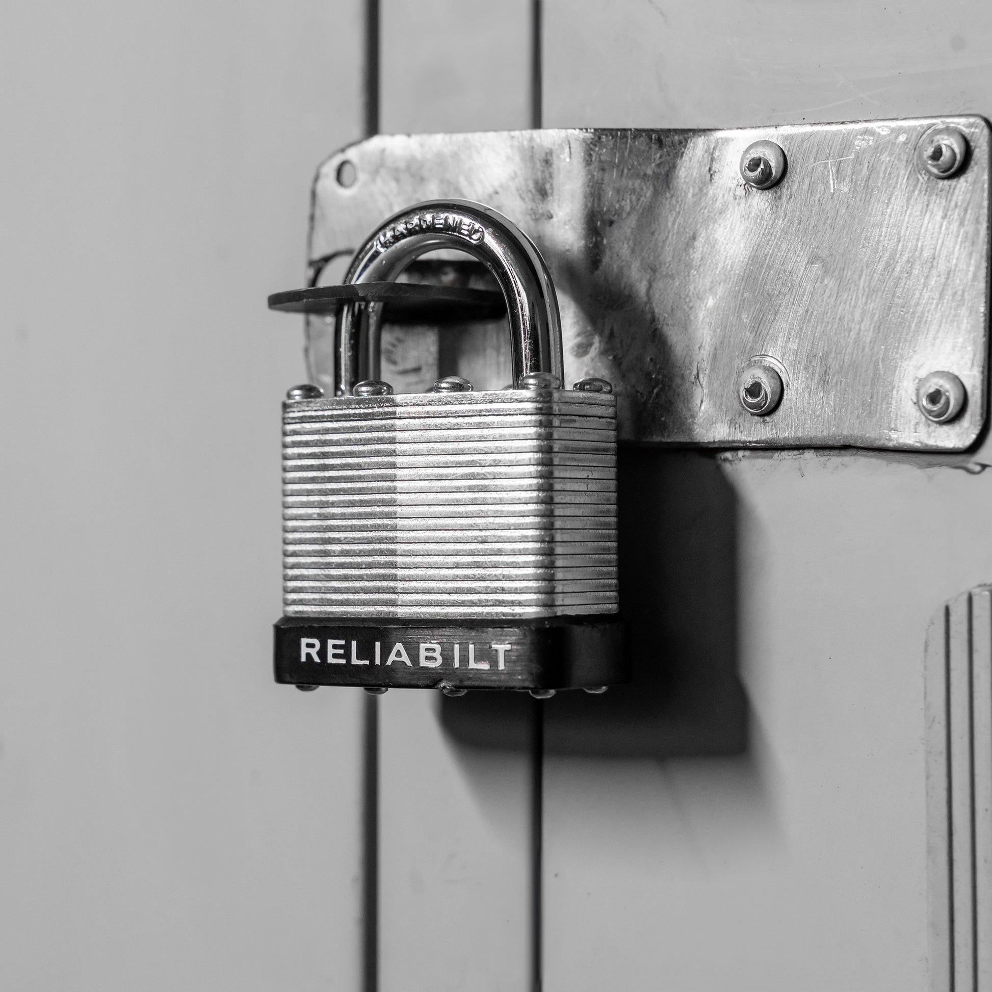 RELIABILT Keyed Padlock, 1-9/16-in Wide x 3/4-in Shackle Keyed Alike (2-Pack)