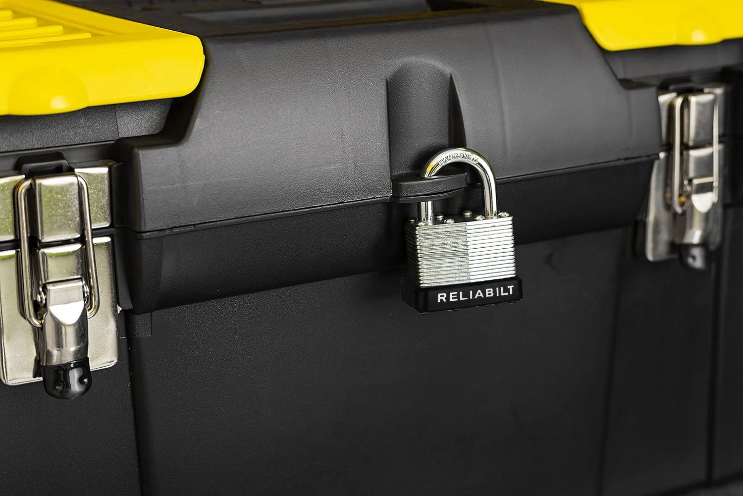 RELIABILT Keyed Padlock, 1-9/16-in Wide x 3/4-in Shackle Keyed Alike (2-Pack)