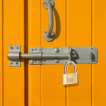 RELIABILT Keyed Padlock, 1-9/16-in Wide x 7/8-in Shackle Keyed Alike (3-Pack)