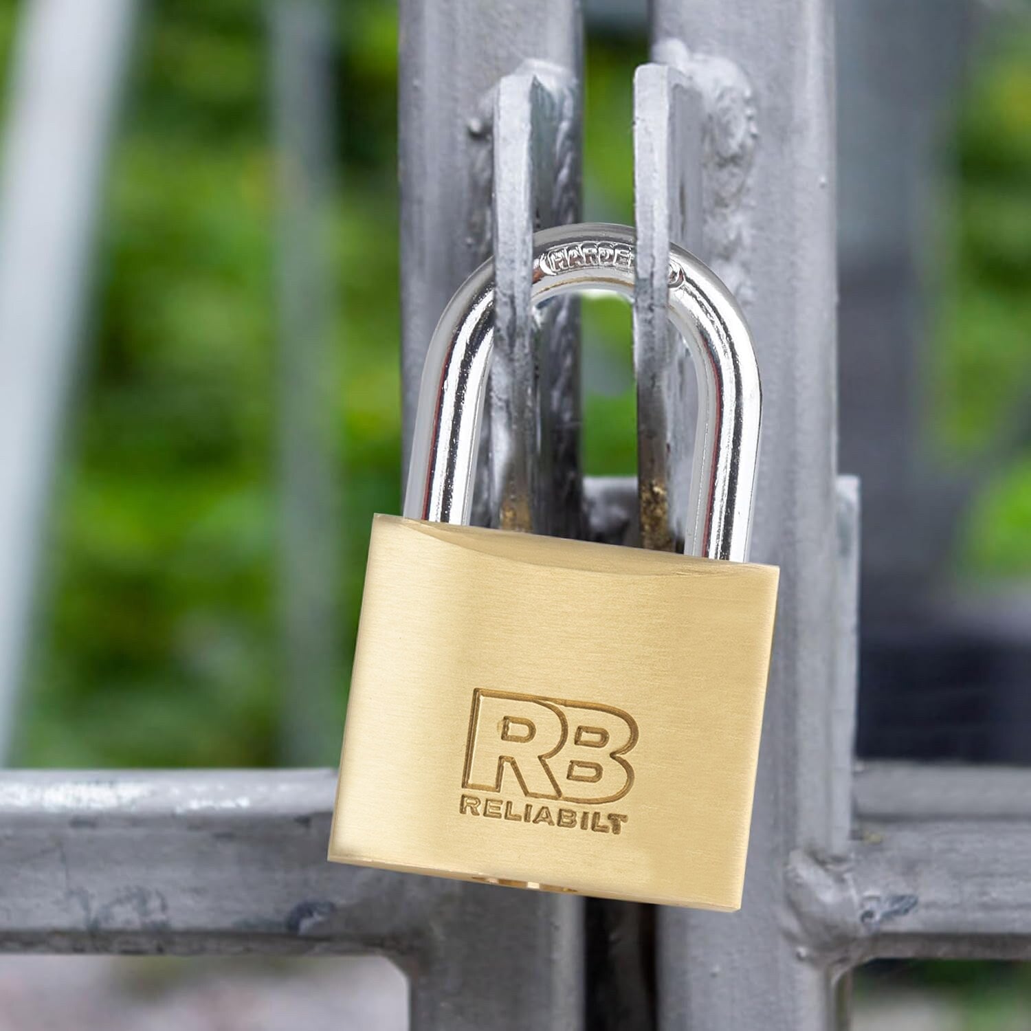 RELIABILT Keyed Padlock, 1-9/16-in Wide x 7/8-in Shackle Keyed Alike (3-Pack)