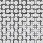 Carrara Maze 12x12 Peel & Stick Mosaic, SF210038,  14.52sf, 15pcs, 16lbs, FINAL PRICE: $3.99/pc, $59.85/bx + Tax
