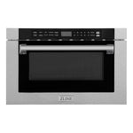 ZLINE KITCHEN & BATH 23.5-in 1.2-cu ft 1000 -Watt Microwave Drawer ( Satin Stainless Steel, Traditional Handle )