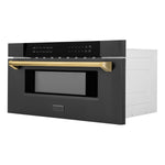 ZLINE KITCHEN & BATH 29.75-in 1.2-cu ft 1000 -Watt Microwave Drawer ( Black Stainless Steel, MWDZ-30-BS-G, FINAL PRICE: $1,099.99