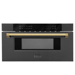 ZLINE KITCHEN & BATH 29.75-in 1.2-cu ft 1000 -Watt Microwave Drawer ( Black Stainless Steel, MWDZ-30-BS-G, FINAL PRICE: $1,099.99