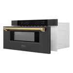 ZLINE KITCHEN & BATH 29.75-in 1.2-cu ft 1000 -Watt Microwave Drawer ( Black Stainless Steel, MWDZ-30-BS-G, FINAL PRICE: $1,099.99
