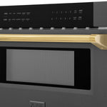 ZLINE KITCHEN & BATH 29.75-in 1.2-cu ft 1000 -Watt Microwave Drawer ( Black Stainless Steel, MWDZ-30-BS-G, FINAL PRICE: $1,099.99