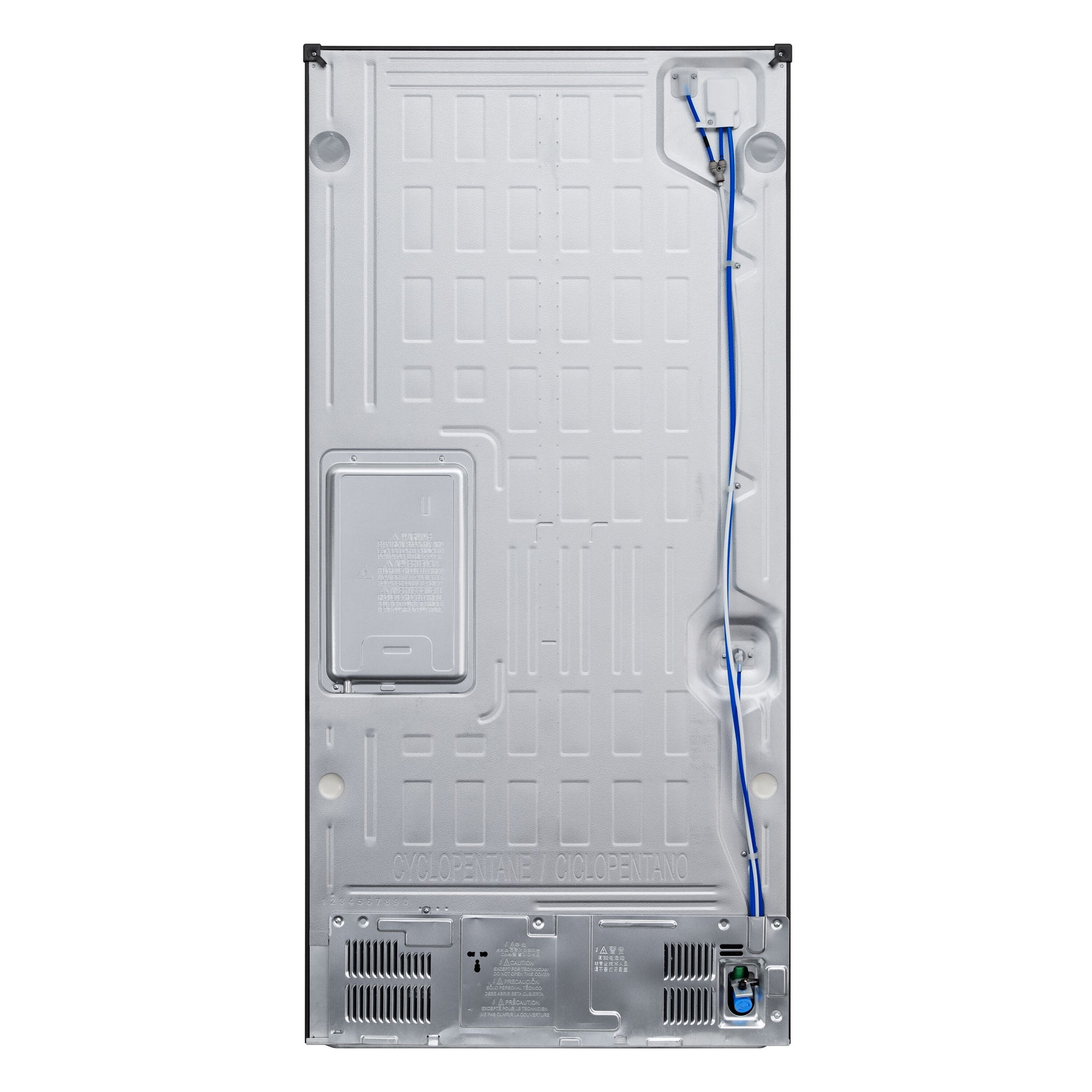 LG Standard-Depth 24.5-cu ft 3 -Door 33-in Wide Smart Compatible French Door Refrigerator with Dual Ice Maker with Water and Ice Dispenser ( PrintProof Stainless Steel ) ENERGY STAR Certified