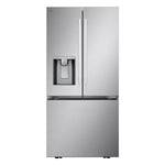 LG Standard-Depth 24.5-cu ft 3 -Door 33-in Wide Smart Compatible French Door Refrigerator with Dual Ice Maker with Water and Ice Dispenser ( PrintProof Stainless Steel ) ENERGY STAR Certified