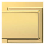 Schlage Plymouth Bright Brass Exterior Single-Cylinder Deadbolt and Keyed Entry Door Handleset