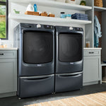 Maytag Universal Laundry Pedestal ( Midnight Steel ) with Storage Drawer
