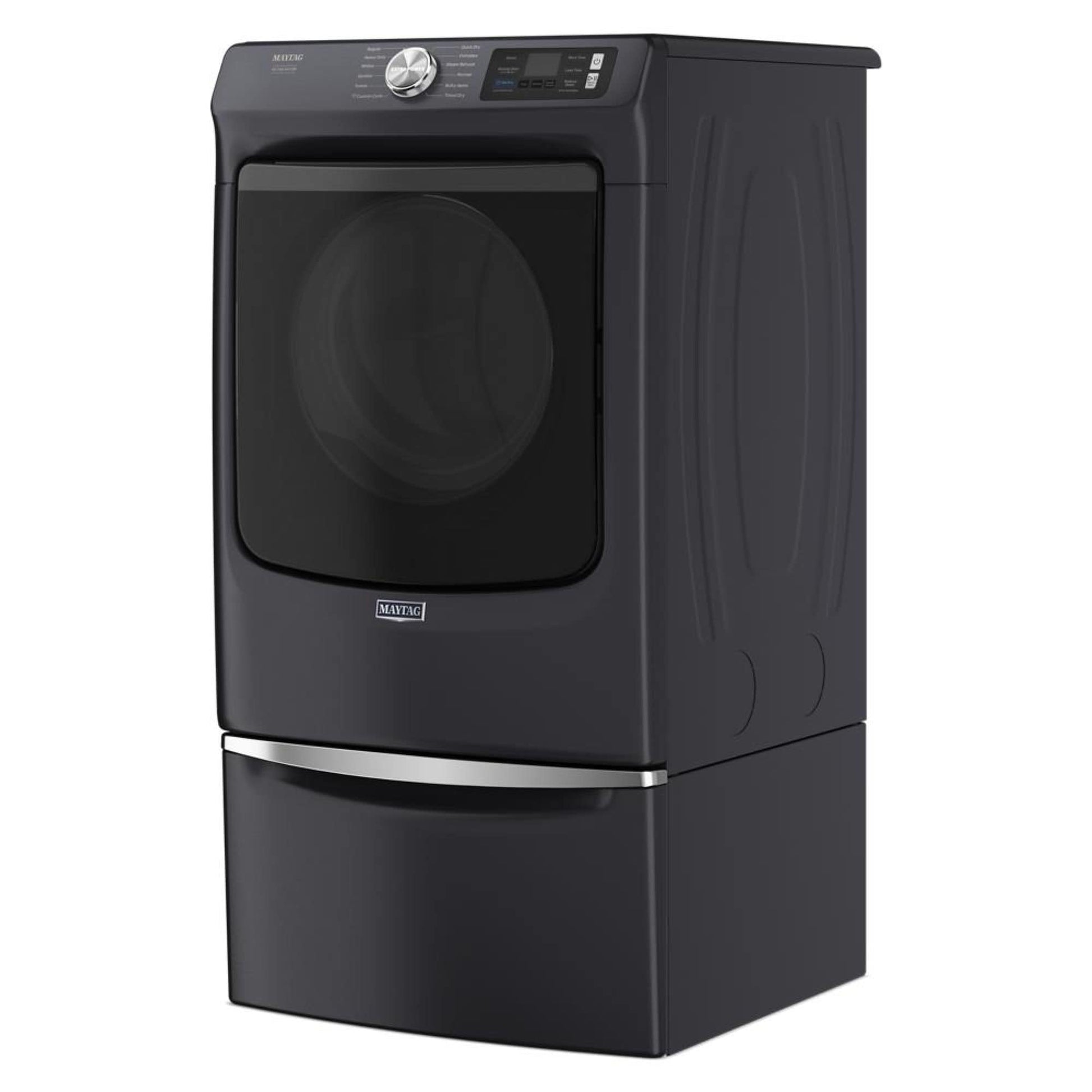 Maytag Universal Laundry Pedestal ( Midnight Steel ) with Storage Drawer