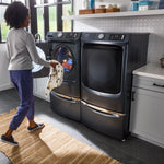 Maytag Universal Laundry Pedestal ( Midnight Steel ) with Storage Drawer