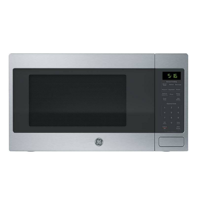 GE 1.6-cu ft 1150 -Watt Countertop Microwave ( Stainless Steel )