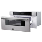 FORNO 29.9-in 1.2-cu ft 1000 -Watt Microwave Drawer ( Stainless Steel )