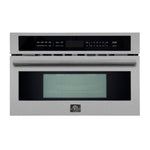 FORNO 29.9-in 1.2-cu ft 1000 -Watt Microwave Drawer ( Stainless Steel )