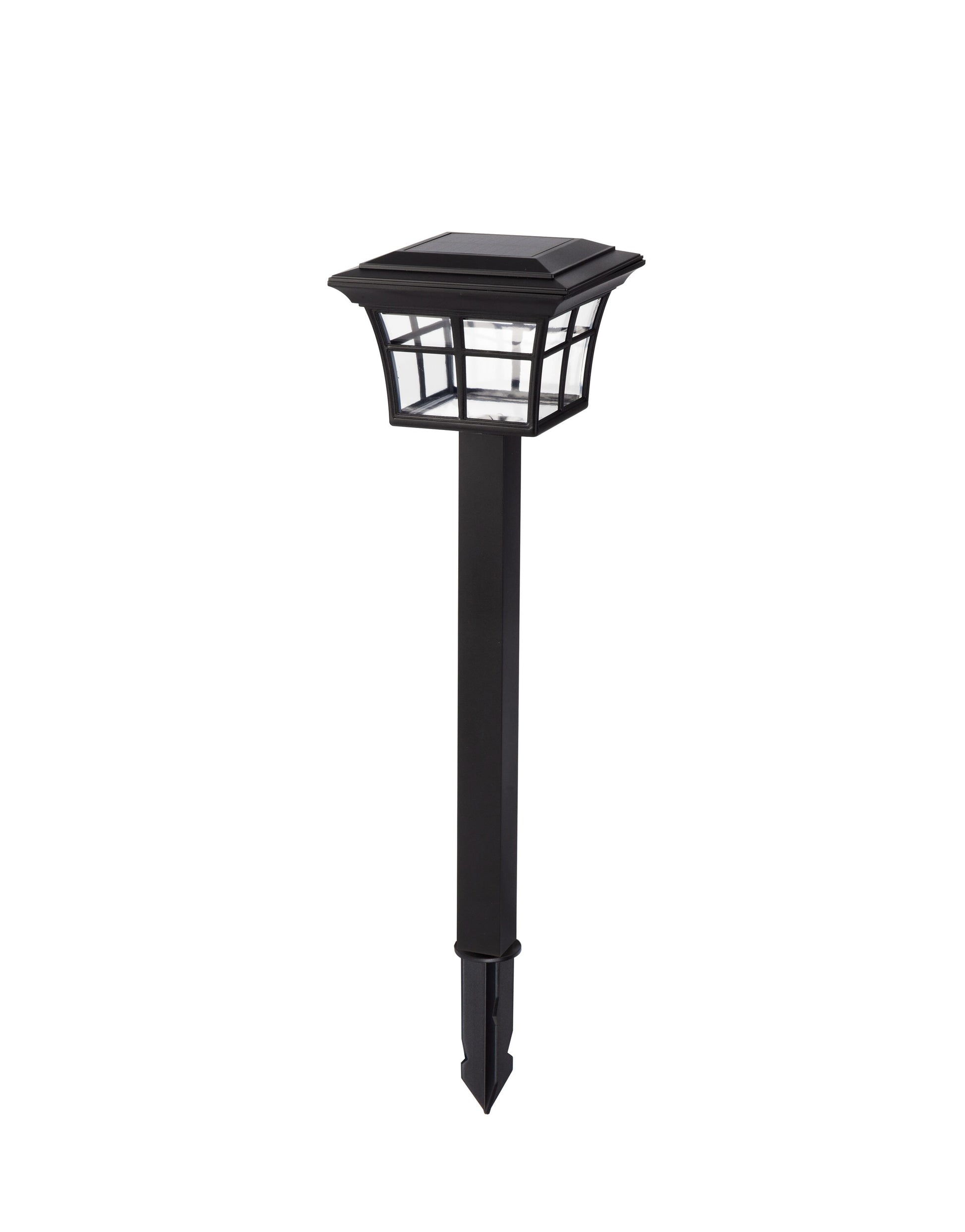 Harbor Breeze 2 -Pack Path lights 14 -Lumens Black Low voltage Solar LED Outdoor Path Light Kit ( 3250-K )
