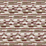 **PER PC** Orchid Brick 12x12 Glossy Glass Stone Travertine Linear Mosaic, SF170008, 9 pcs, 8.721sf, 32 lbs, FINAL PRICE: $2.99/pc, $26.91/bx + Tax