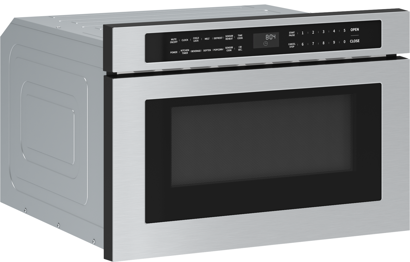 Zephyr 24-in 1.2-cu ft 1000 -Watt Low Profile Microwave Drawer ( Stainless Steel