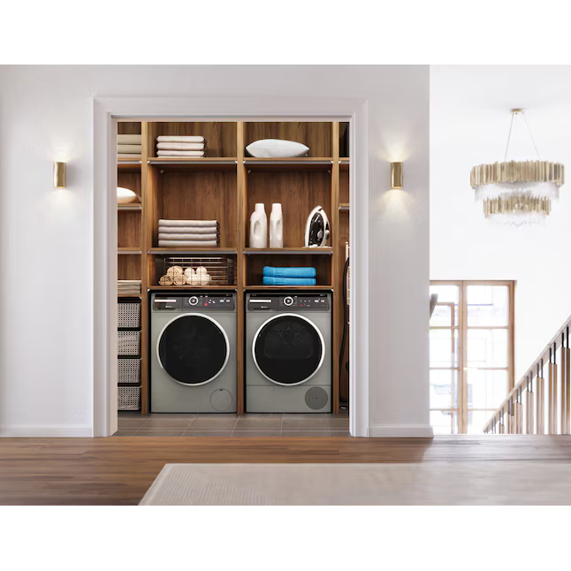 Bosch 800 Series High Efficiency Stackable Steam Cycle Smart Compatible Extra Small Front-Load Washer (Pearl Steel), WGB246AXUC/15 *JR2508, Retail: $1,999.00, FINAL PRICE: $1,199.99 + TAX