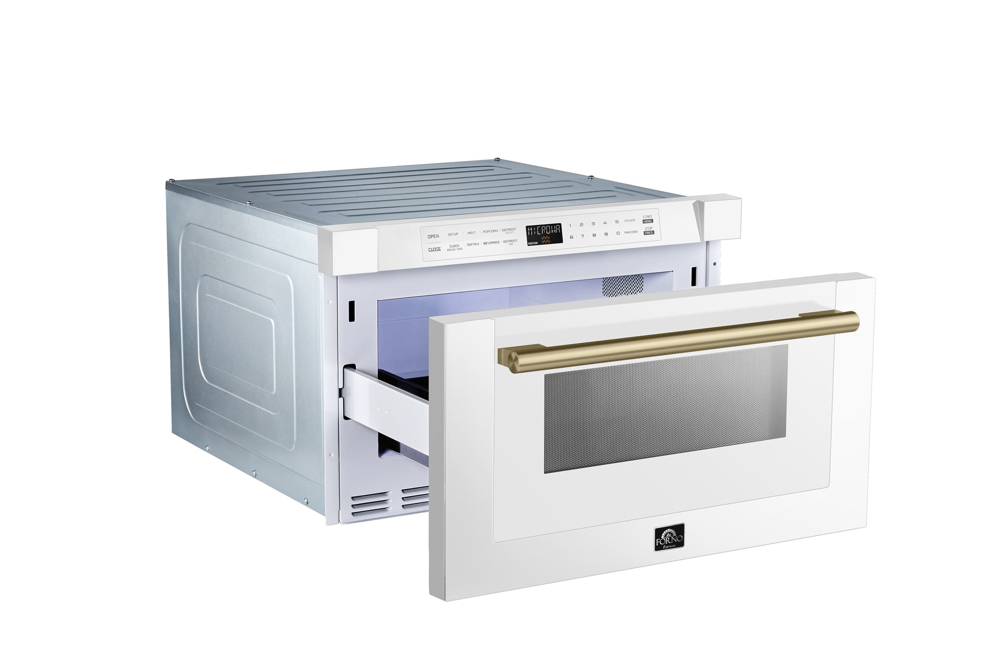 FORNO 23.6-in 1.2-cu ft 1000 -Watt Microwave Drawer ( White )