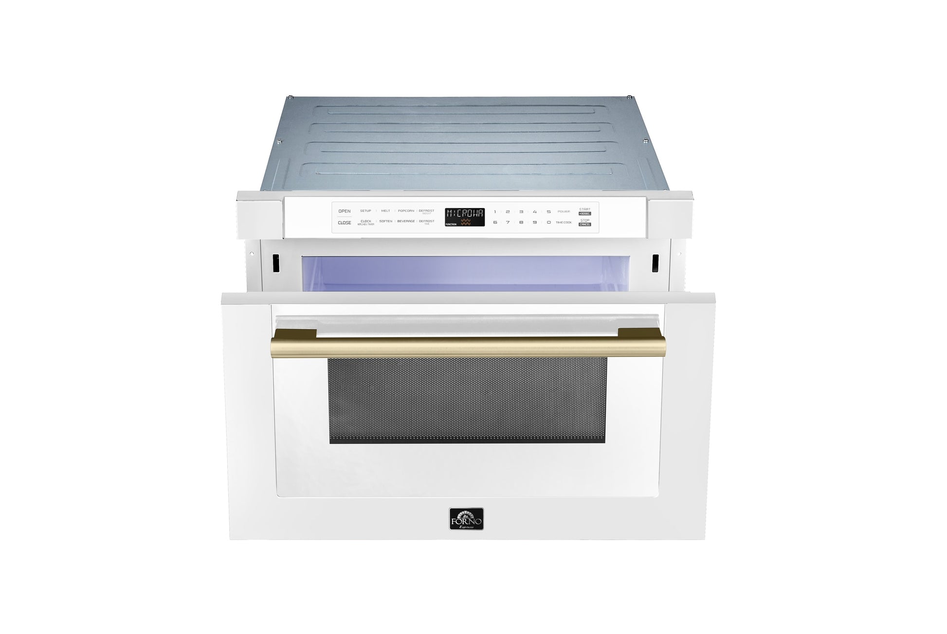 FORNO 23.6-in 1.2-cu ft 1000 -Watt Microwave Drawer ( White )