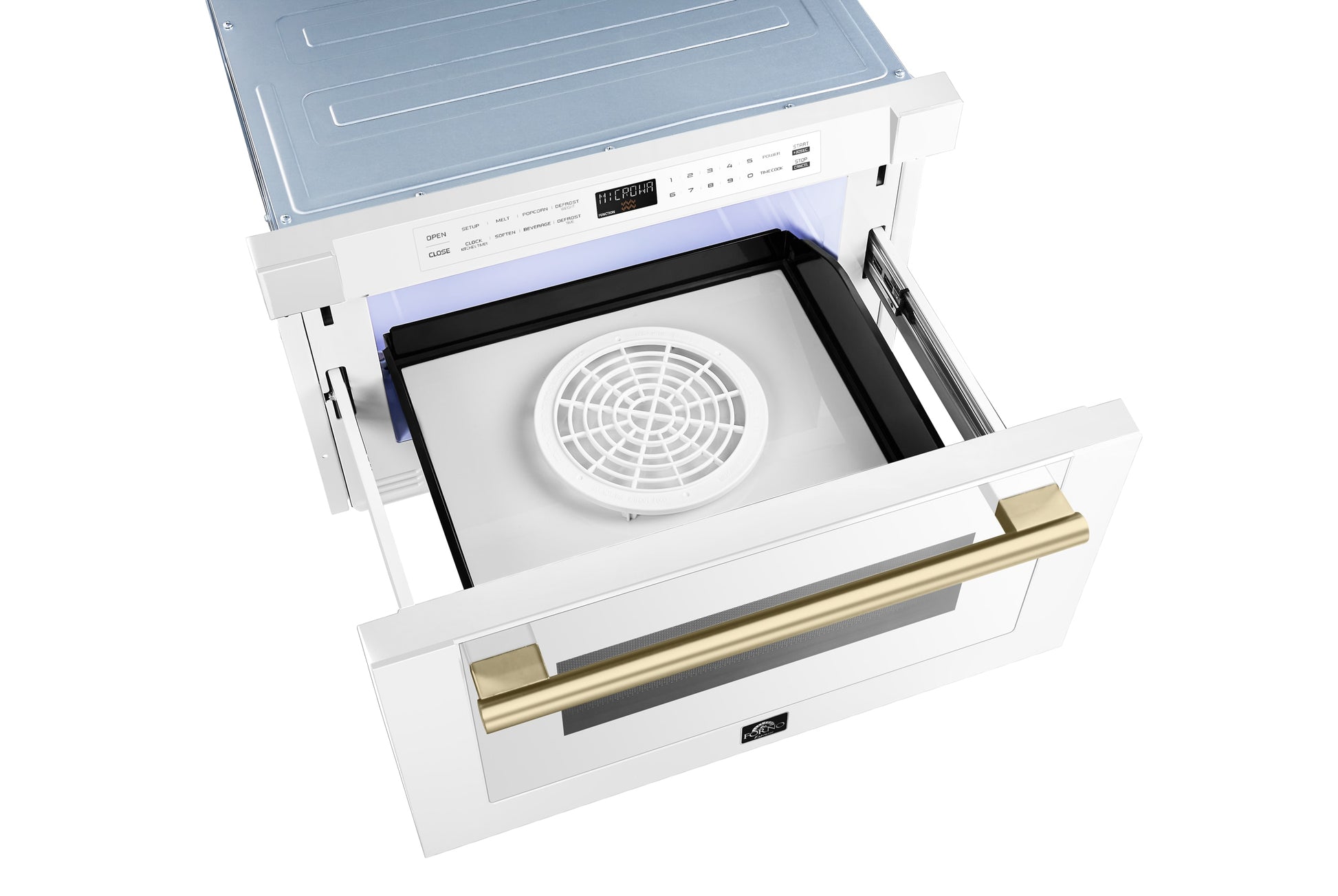 FORNO 23.6-in 1.2-cu ft 1000 -Watt Microwave Drawer ( White )