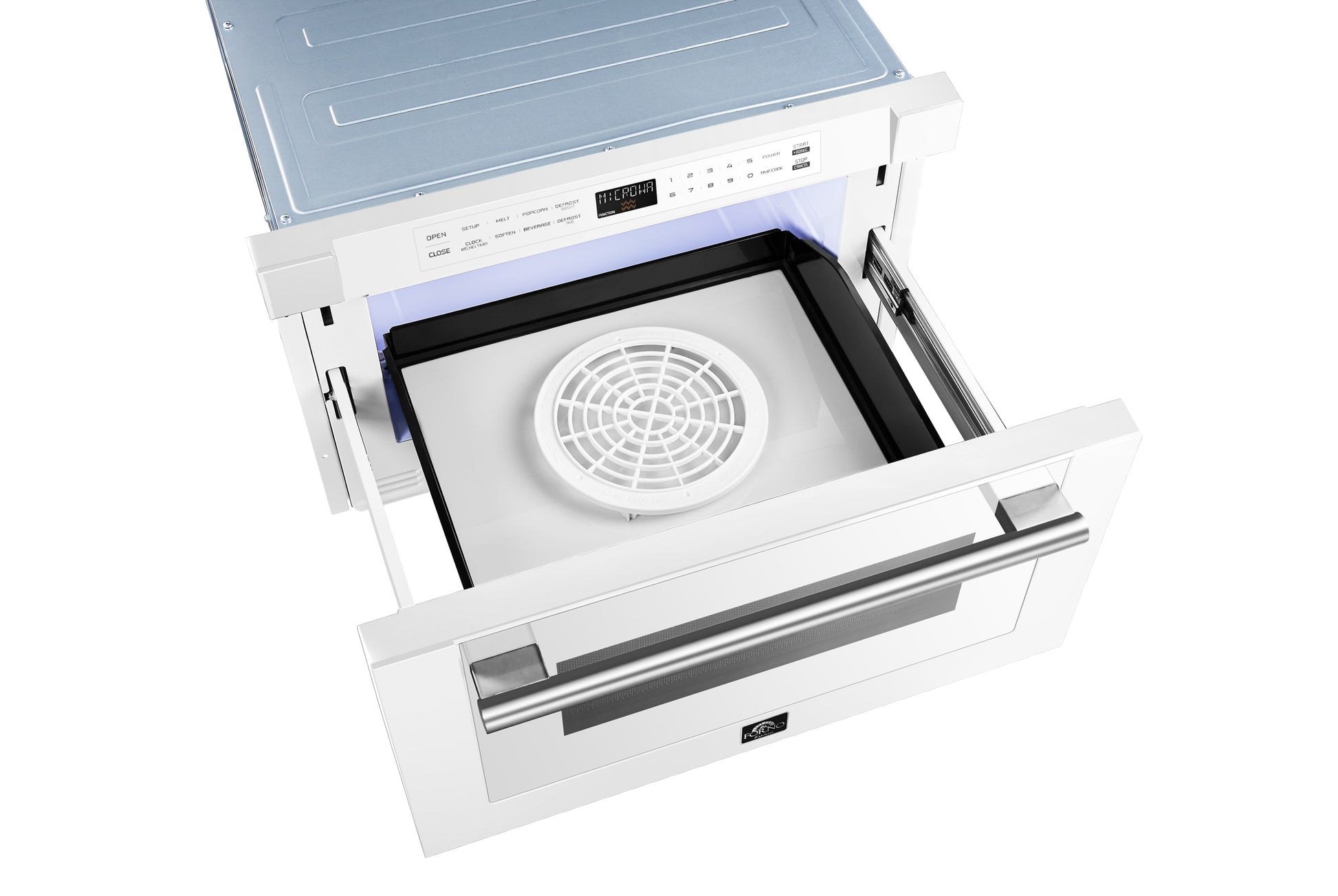 FORNO 23.6-in 1.2-cu ft 1000 -Watt Microwave Drawer ( White )
