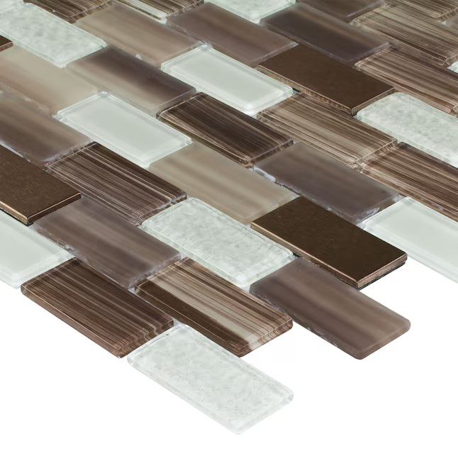 **PER PC** Sicily 12x12 Linear Mosaic, SF160037, 13.55sf, 15pcs, 24lbs, FINAL PRICE: $3.99/pc, $59.85/bx + Tax
