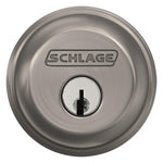 Schlage Satin Nickel Single Cylinder Deadbolt