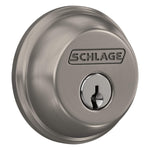Schlage Satin Nickel Single Cylinder Deadbolt