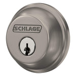 Schlage Satin Nickel Single Cylinder Deadbolt