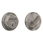 Schlage Satin Nickel Single Cylinder Deadbolt