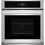 Frigidaire 27-in Single Electric Wall Oven Single-fan Self-cleaning (Stainless Steel)