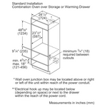 Bosch 30-in Self-cleaning Microwave Wall Oven Combo (Stainless Steel), HBL8753UC *JR2512, Retail: $5,799.00, FINAL PRICE: $3,799.99 + TAX