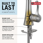 Delta Arvo Champagne Bronze Single hole 1-handle WaterSense Mid-arc Residential Handle
