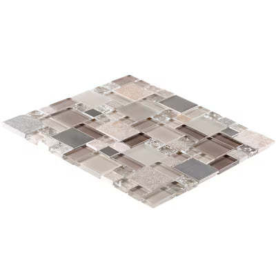 **PER PC** Earth Cubes 12x12 Square Mosaic, SF160026, 8.5sf, 9pcs, 32 lbs, FINAL PRICE: $1.99/pc, $17.91/bx + Tax